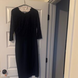 Elegant Blue  Lace Dress